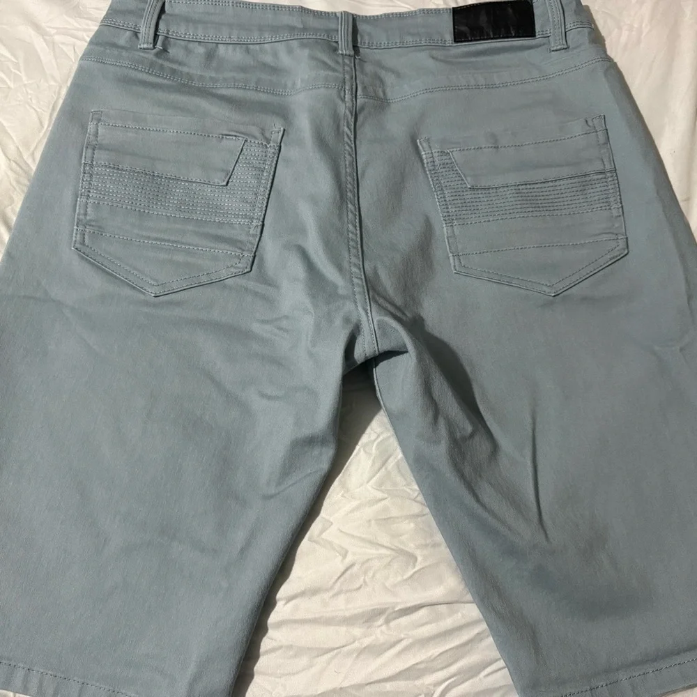 Men's Light Blue Shorts Benjamin Black